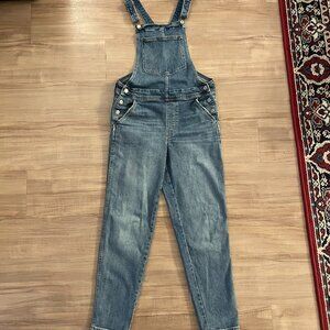 Old Navy Straight Jean Overalls in Light Wash